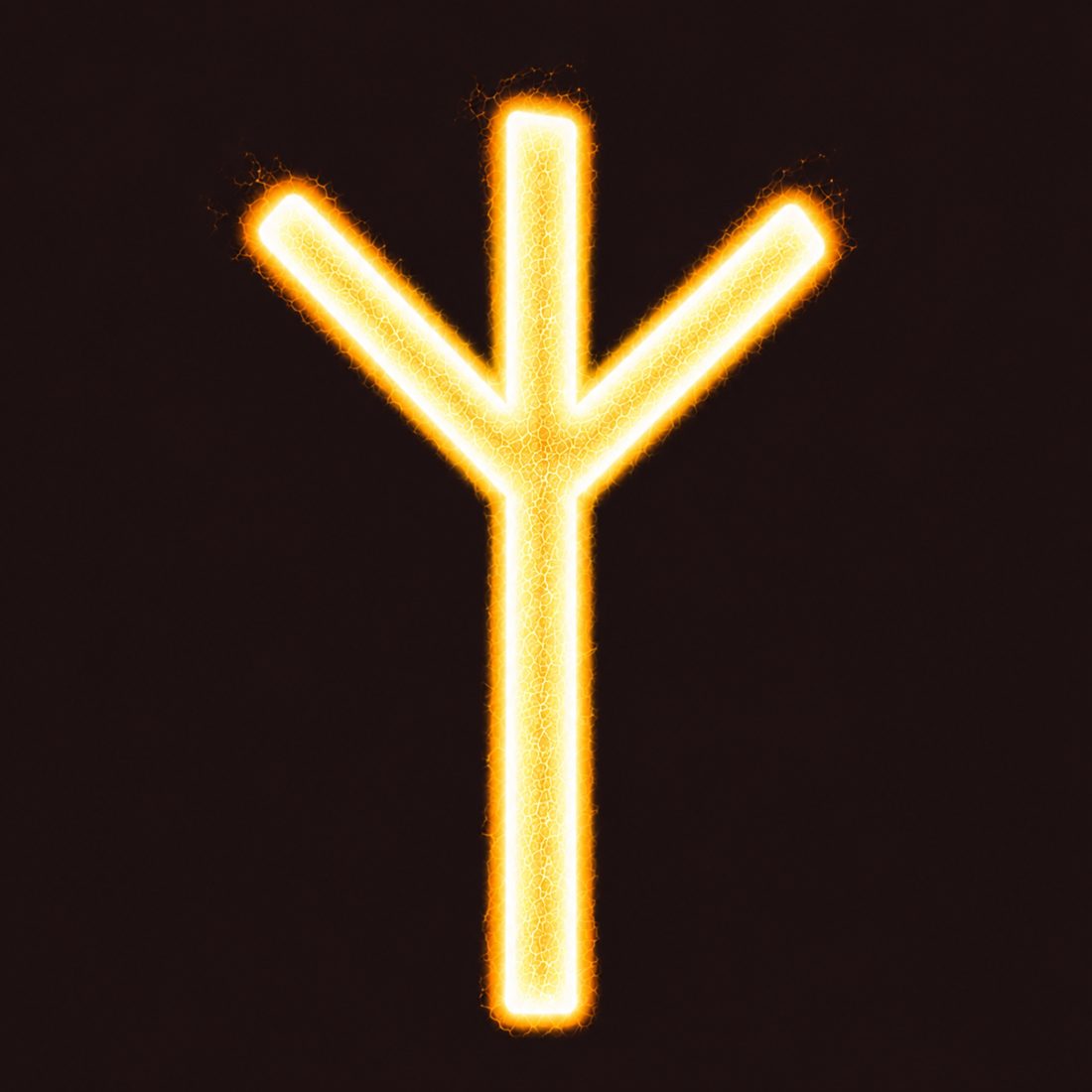 Original Algiz symbolic artwork
