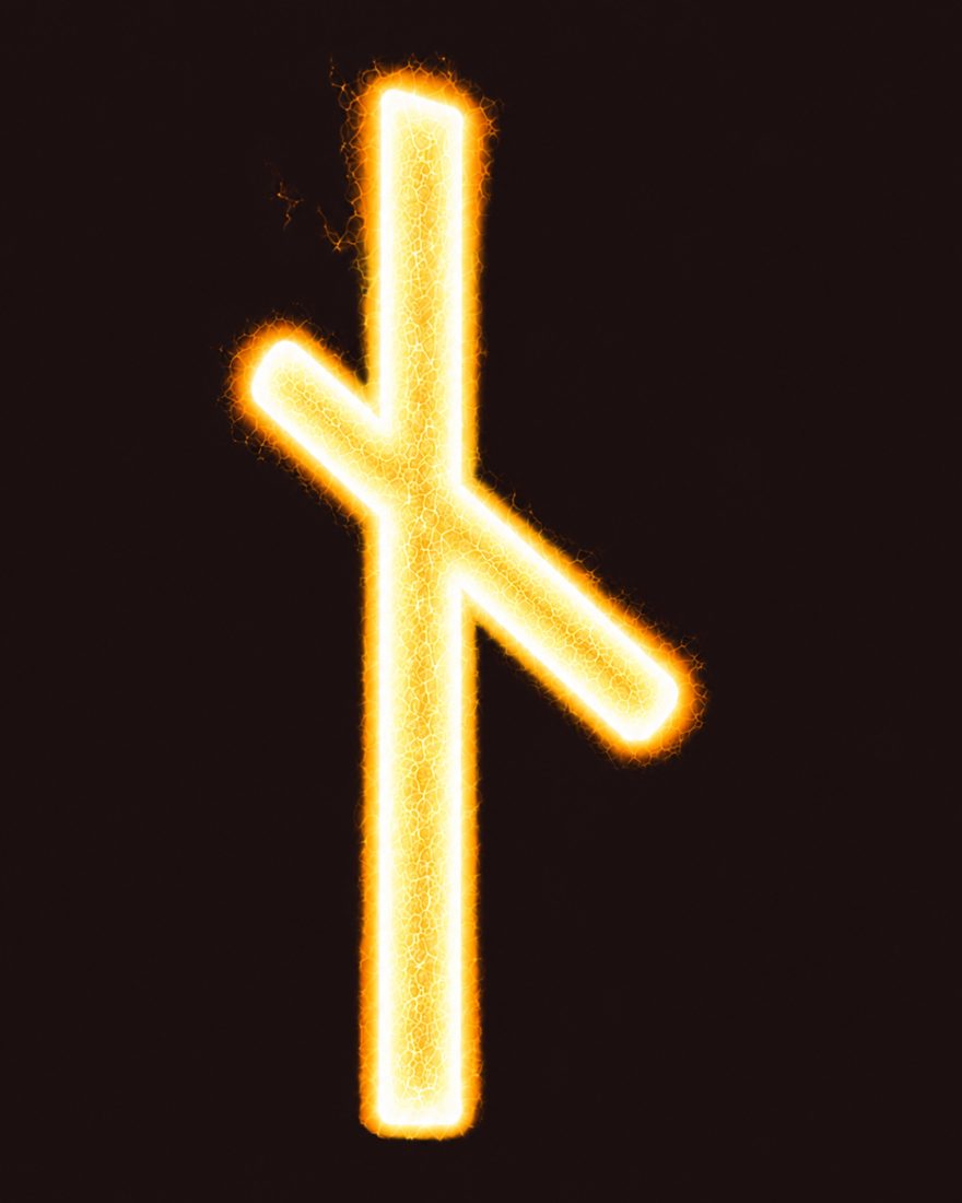 Original Nauthiz symbolic artwork
