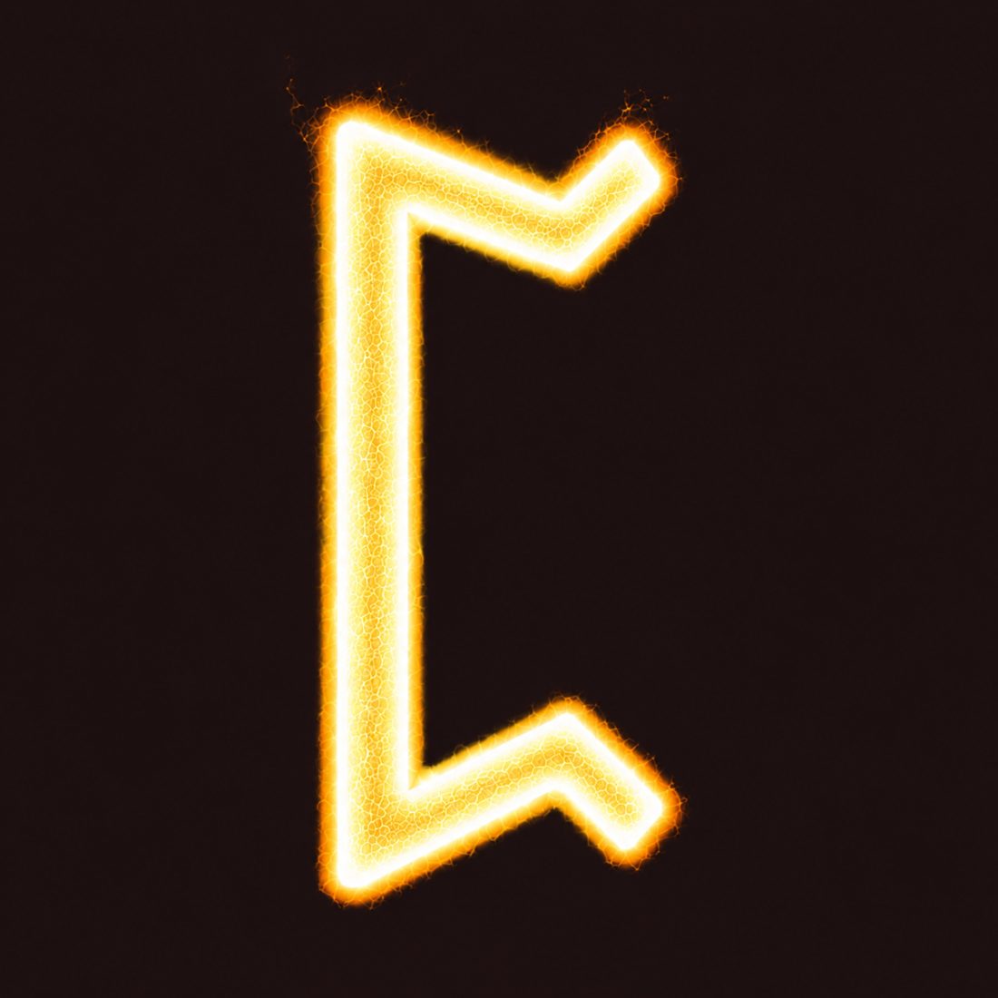 Original Perthro symbolic artwork
